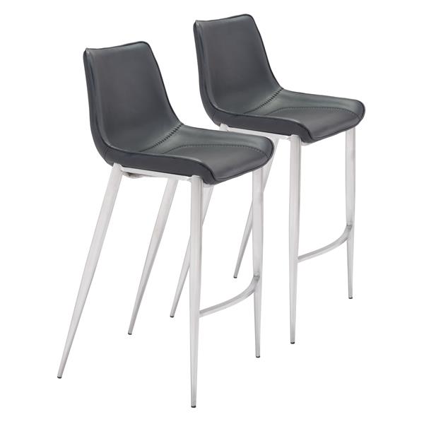 Aki Bar Stool With Foot Rest Set of 2
