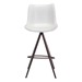 Aki Bar Chair White & Walnut - Set of 2 - ZUO4608