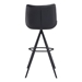 Aki Bar Chair Black - Set of 2 - ZUO4609