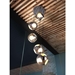 Meteor Chrome Shower Ceiling Lamp - ZUO4826