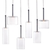 Hale Clear Ceiling Lamp - ZUO4830