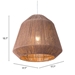 Impala Brown Ceiling Lamp - ZUO4876