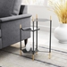 William Gold and Black Side Table - ZUO4938