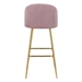 Cozy Pink Bar Chair - ZUO5000