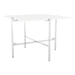 Titan Table White and Silver Marble Side - ZUO5014
