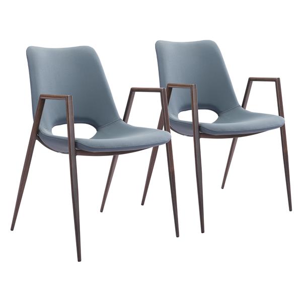 Desi Gray Dining Chair - Set of Two 