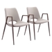 Desi Beige Dining Chair - Set of Two - ZUO5024