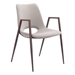 Desi Beige Dining Chair - Set of Two - ZUO5024