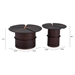 Martin Multicolor Coffee Tables - Set of Two - ZUO5029