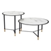 Davis Black and White Coffee Tables - Set of Two - ZUO5031