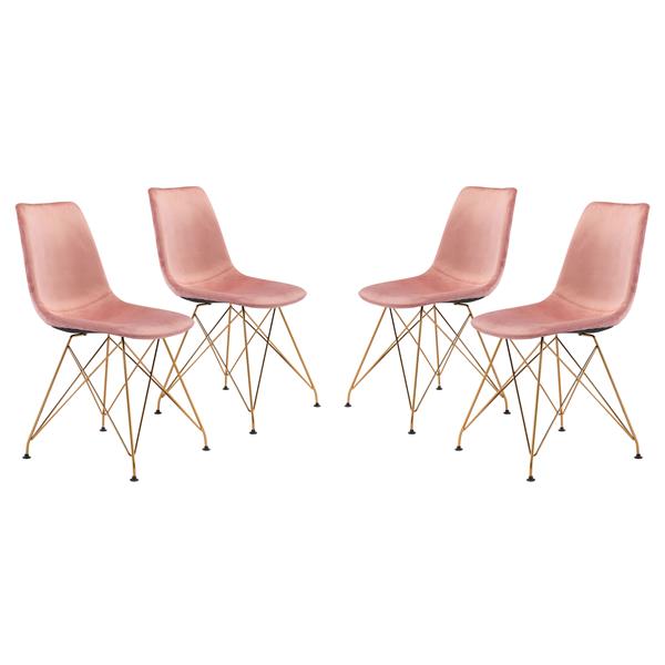 Parker Pink Dining Chair - Set of Four 