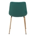 Tony Dining Chair Green and Gold - Set of Two - ZUO5074