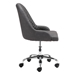 Space Gray Office Chair - ZUO5117