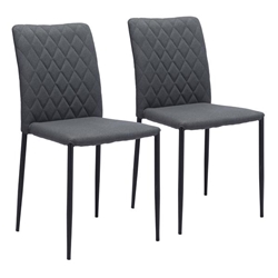 Harve Gray Dining Chair - Set of Two 