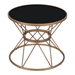 Samuel Black and Gold Side Table - ZUO5192
