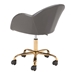 Sagart Gray Office Chair - ZUO5249