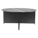 Mcbride Gray and Black Coffee Table - ZUO5272