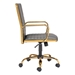 Profile Black and Gold Office Chair - ZUO5292