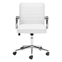 Partner White Office Chair 