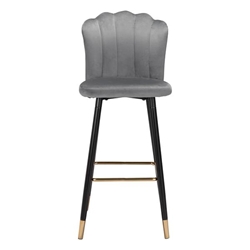 Zinclair Gray Bar Chair 