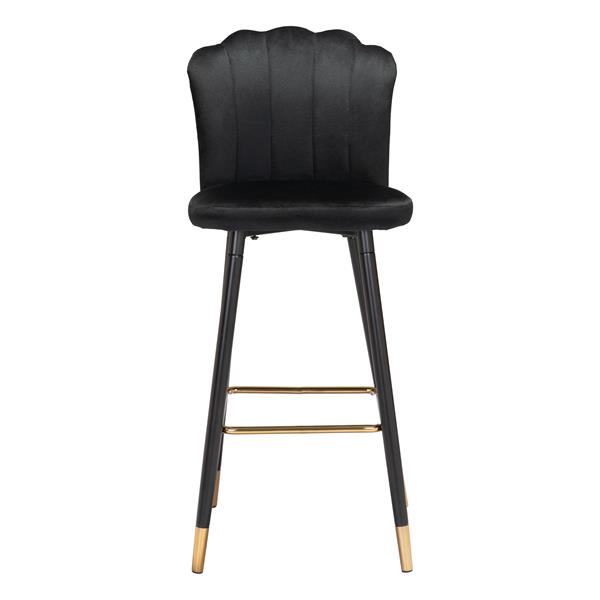 Zinclair Black Bar Chair 