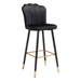 Zinclair Black Bar Chair - ZUO5360