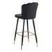 Zinclair Black Bar Chair - ZUO5360