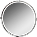 Tazlina Brushed Nickel Round Mirror - UTT1191