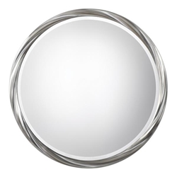 Orion Silver Round Mirror 