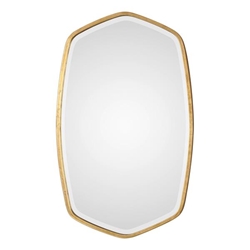 Duronia Antiqued Gold Mirror 