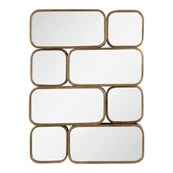 Canute Modern Gold Mirror 