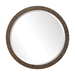 Wayde Gold Bark Round Mirror - UTT1257