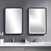 Croften Black Vanity Mirror - UTT1289