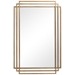 Amherst Brushed Gold Mirror - UTT1343