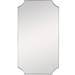 Lennox Brass Scalloped Corner Mirror - UTT1375