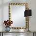 Haya Scalloped Gold Mirror - UTT1385