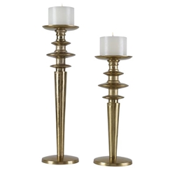 Highclere Gold Candleholders Set of 2 