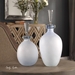 Leah Bubble Glass Containers Set of 2 - UTT1666