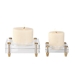 Claire Crystal Block Candleholders Set of 2 - UTT1668