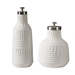 Chandran Matte White Containers Set of 2 - UTT1704