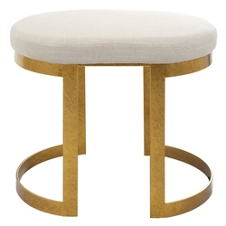 Infinity Gold Accent Stool 