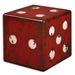 Dice Red Accent Table - UTT2113
