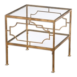Genell Gold Cube Table 