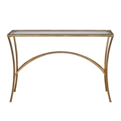 Alayna Gold Console Table 