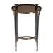 Thora Brushed Black Accent Table - UTT2176