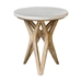 Marnie Limestone Side Table - UTT2393