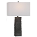 Sanderson Metallic Charcoal Table Lamp - UTT2597
