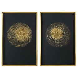 Gold Rondure Framed Prints Set of 2 