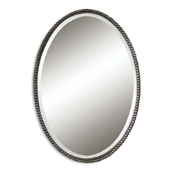 Sherise Bronze Oval Mirror 