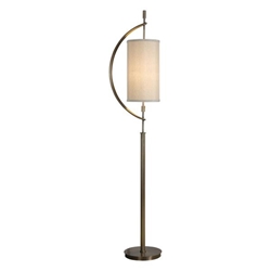 Balaour Antique Brass Floor Lamp 